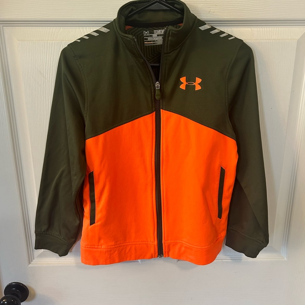 Under Armour Orange and Green Performance Jacket